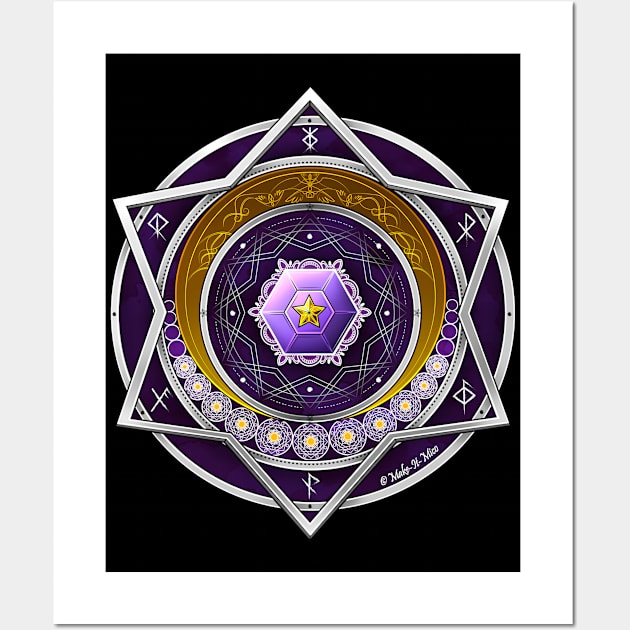 Violet Rune Wall Art by Make-It-Mico